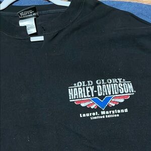 2X Harley-Davidson Black shirt for Men!